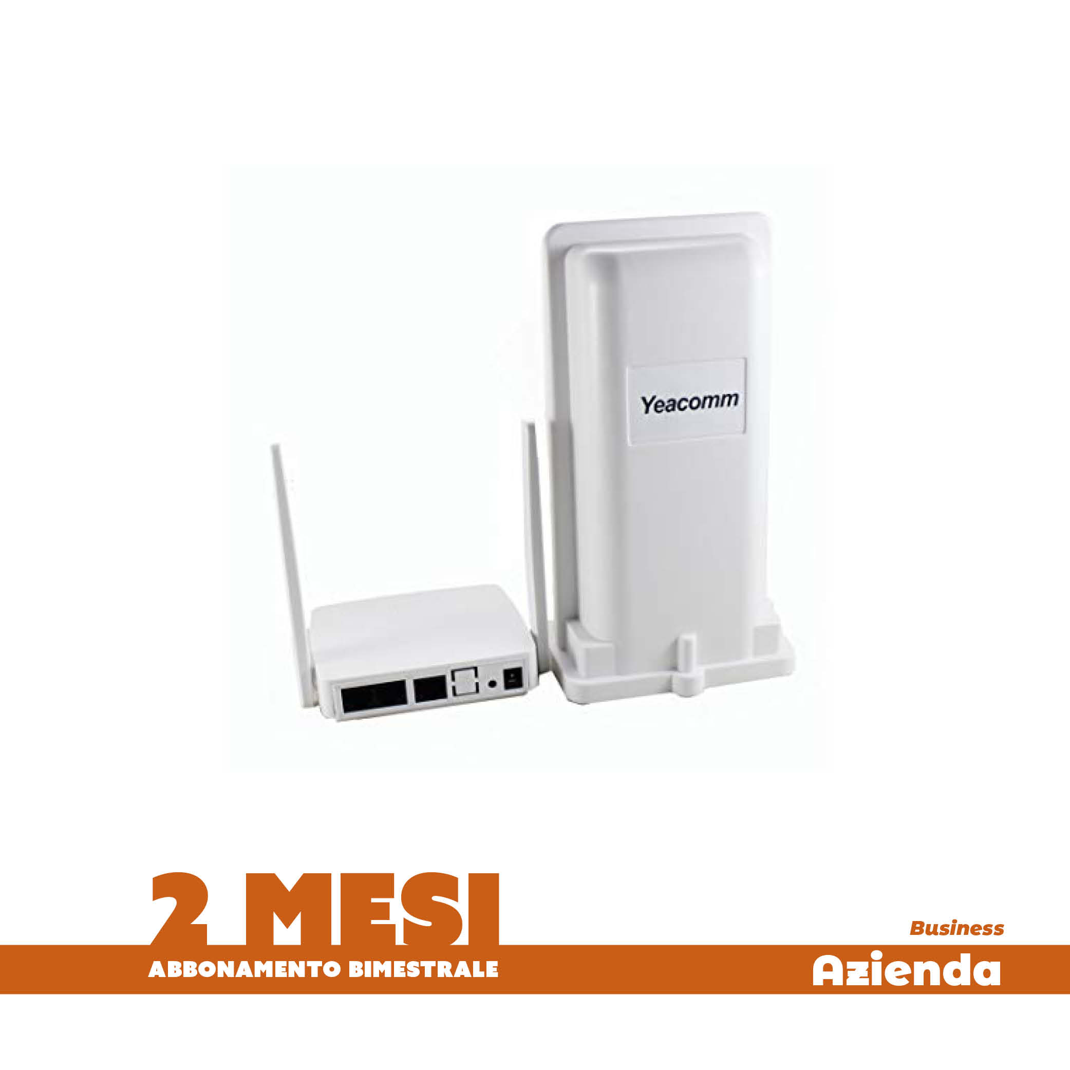 Abbonamento linea Wind 2 mesi + acquisto CPE 4G e Router (AZIENDA)