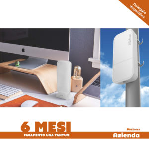 Abbonamento linea Wind 6 mesi + noleggio Access Point 4G (AZIENDA)