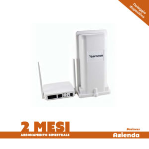 Abbonamento linea Wind 2 mesi + noleggio CPE 4G e Router (AZIENDA)