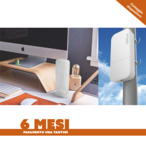 Abbonamento linea Wind 6 mesi + noleggio Access Point 4G