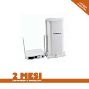 Abbonamento linea Wind 2 mesi + noleggio CPE 4G e Router