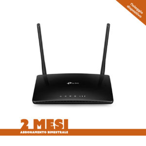 Abbonamento linea Wind 2 mesi + noleggio Router 4G